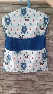 Kapsář do školky - medvědi na mint